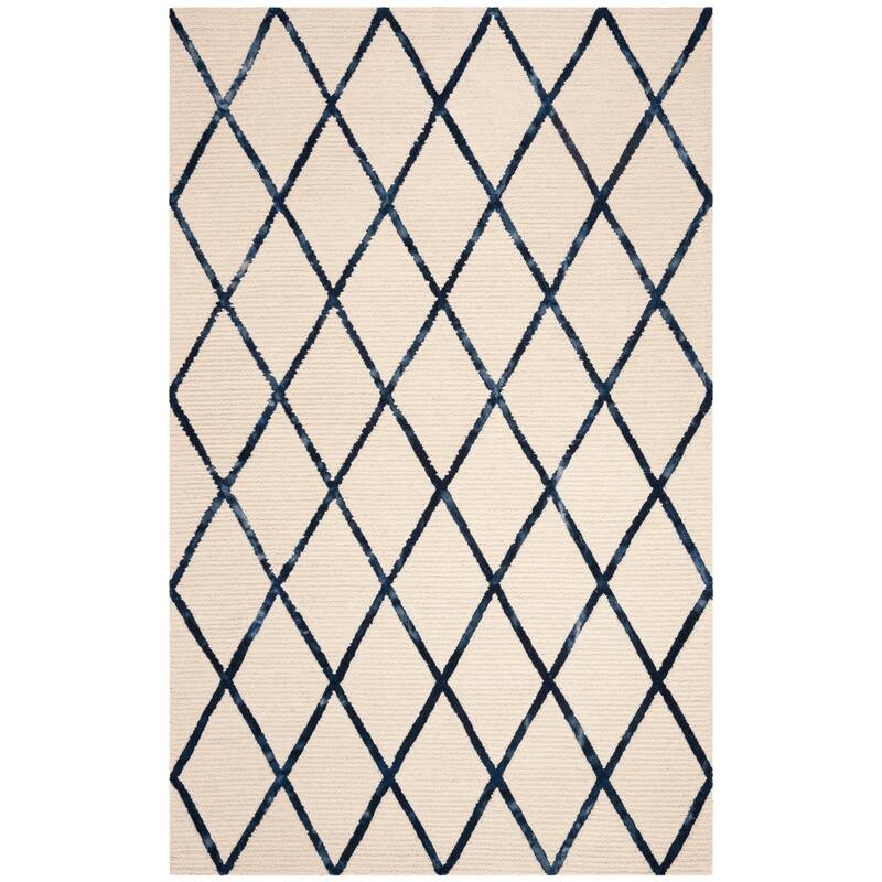 SAFAVIEH Handmade Blossom Zincuta Modern Floral Wool Rug