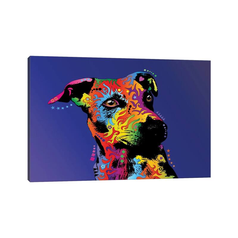 iCanvas "Rainbow Jack Russell Terrier" by Michael Tompsett Canvas Print
