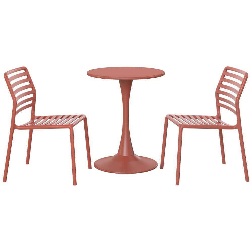 Frond and Form 2-Person Outdoor Round Dining Set