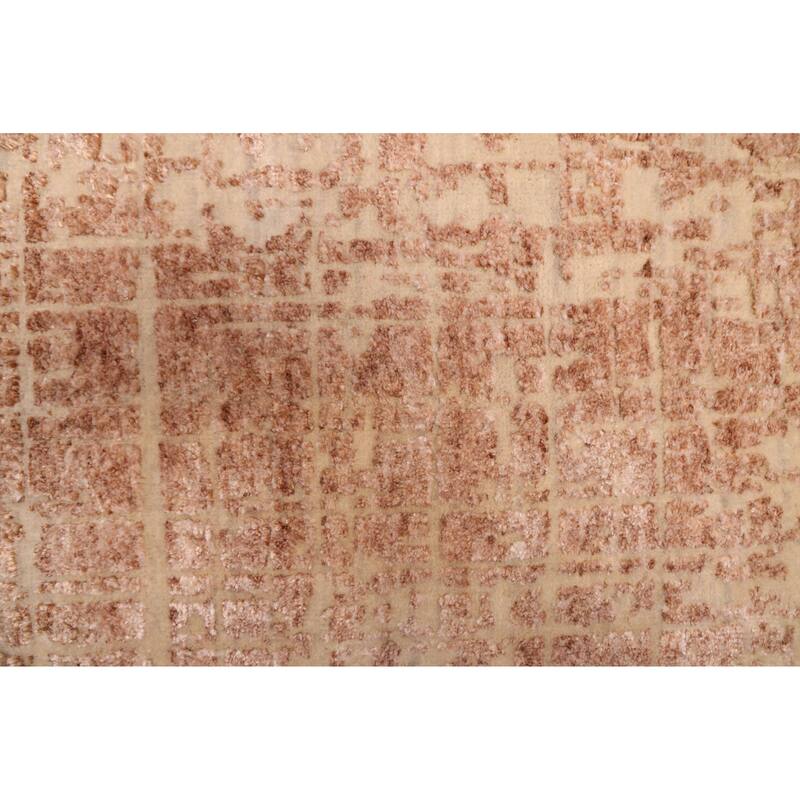 ECARPETGALLERY Hand-knotted Legacy Brown Silk, Wool Rug - 2'6 x 10'0