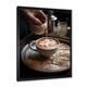 Designart quot Food Baristas Art II quot Cooking Framed Canvas Art Print On
