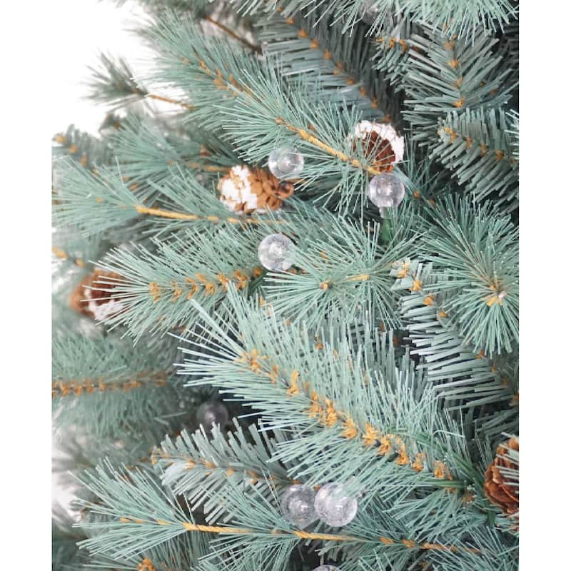 7.5ft Pre-lit Hampton Spruce, 1809 Branch Tips, 500 Warm White LED Lights