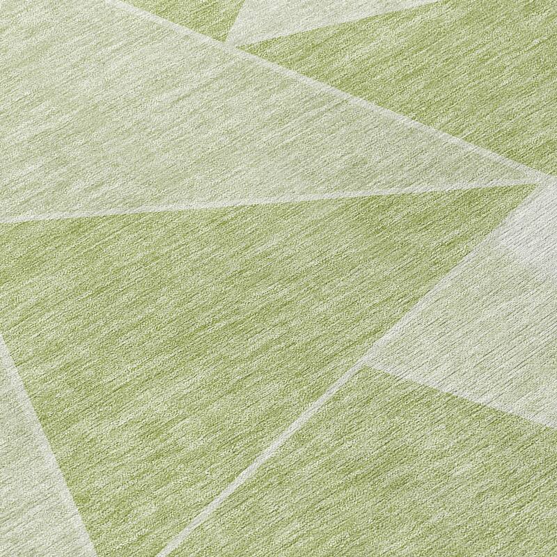 Machine Washable Indoor/ Outdoor Chantille Contemporary Mosaic Rug
