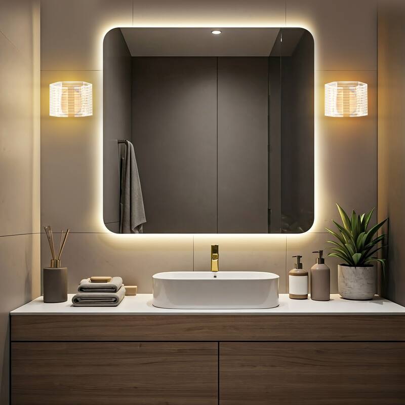 Kenzo LED 1 Light Wall Sconce Vintage Brass Finish Light Guide Panel - Polished Anodized Bronze