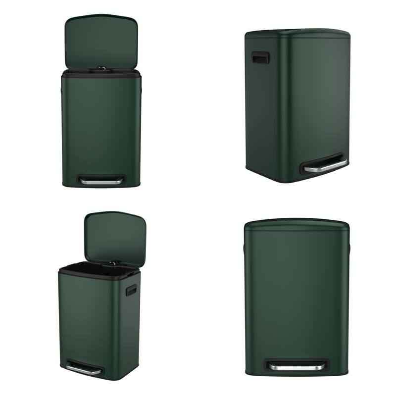 13 Gallon 50L Kitchen Soft Close Trash Can