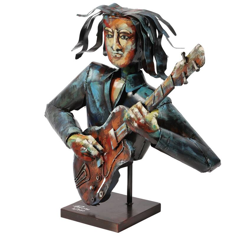 Iron Hand-Painted Colorful Art Sculpture