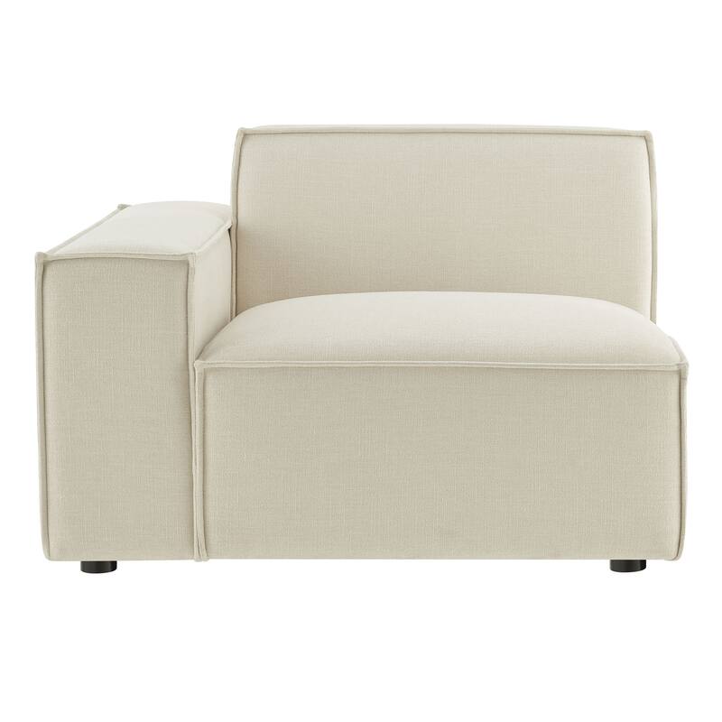 Restore Performance Fabric Upholstered Left-Facing Modular Lounge Chair