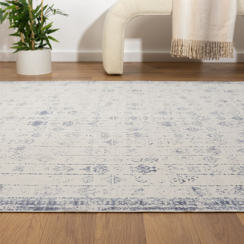 Sevita Transitional Casual Tribal Machine Washable Indoor Area Rug