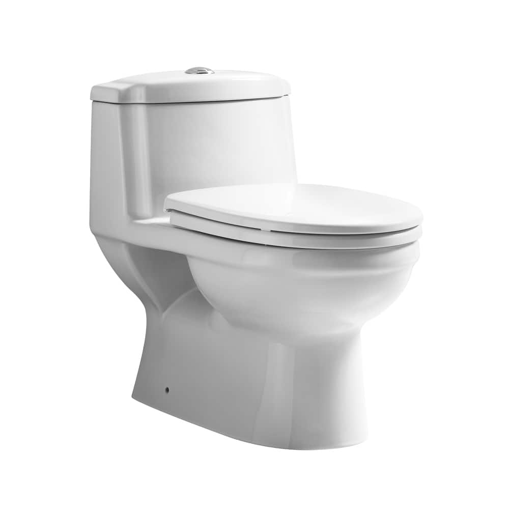 Whitehaus Collection Magic Flush Eco-Friendly One Piece Toilet