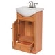 preview thumbnail 12 of 13, Fine Fixtures Petite 16-inch Bathroom Vanity with Vitreous China Sink Top
