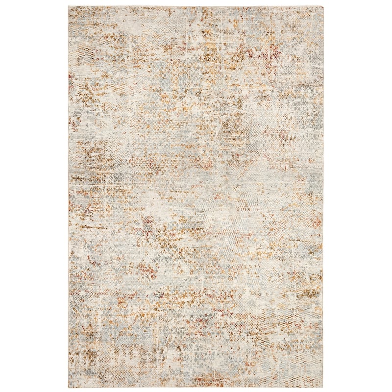 Terra by Obeetee Impressions Links Multi Rug - Straw Stripe - 2'6" x 7'5"