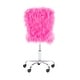preview thumbnail 17 of 52, Clara Faux Fur Armless Office Chair
