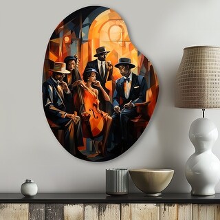 Designart - Jazz Harlem Renaissance V - African American Art Metal Wall ...