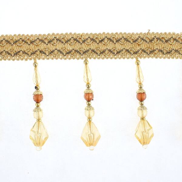 Shop Drapery Curtain Diy Beads Tassel Fringe Trim 6 5m Length