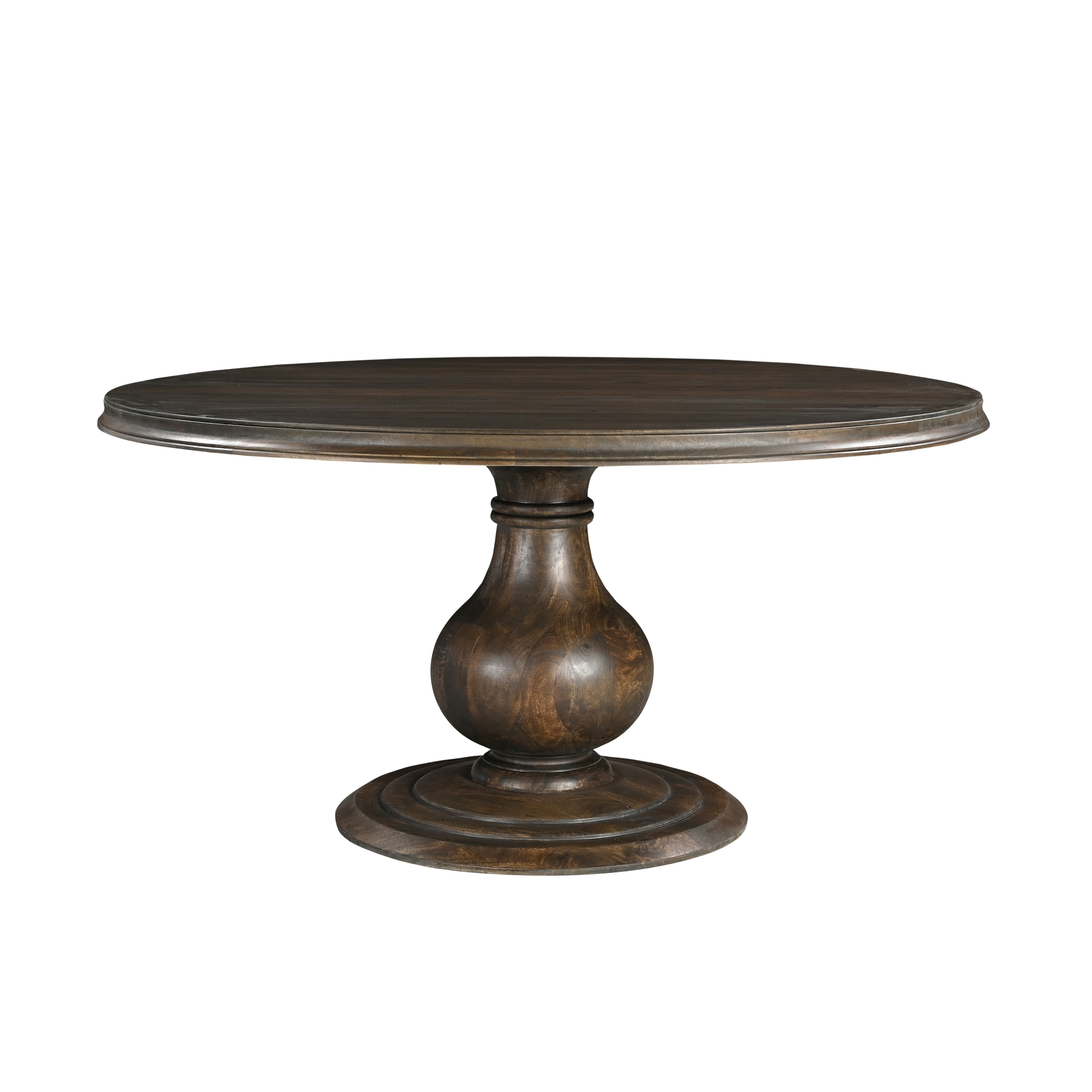 Willow 60" Round Solid Wood Pedestal Dining Table