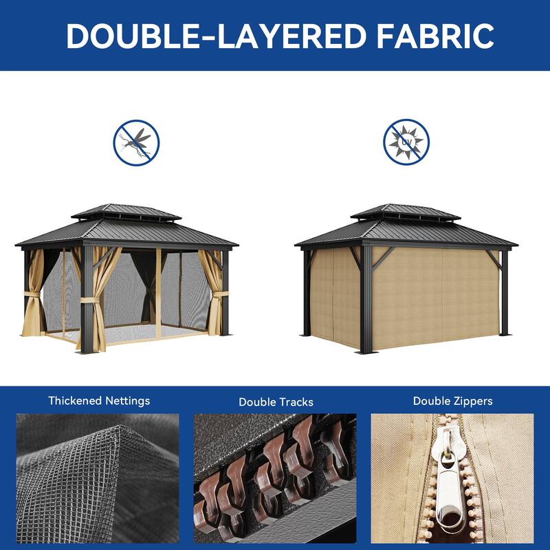 Outdoor Metal Canopy Gazebo