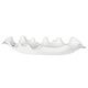 preview thumbnail 3 of 2, Uttermost Ruffled Feathers Modern White Bowl - 4 x 24 x 9.84 - 4 x 24 x 9.84