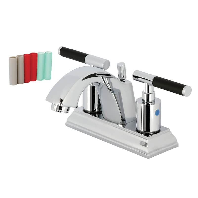 Kingston Brass FSC464.CKL Kaiser 1.2 GPM Centerset Bathroom Faucet - Polished Chrome
