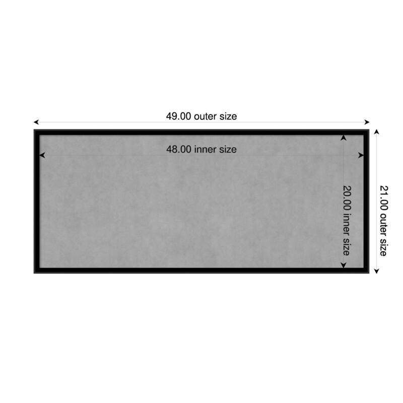 Amanti Art Incline Black Framed - 49 x 21 in - Incline Black