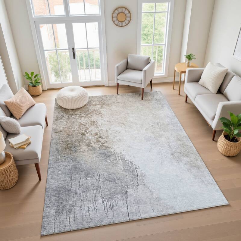 Premium Washable Super Soft Modern Contemporary Mayfield Rug