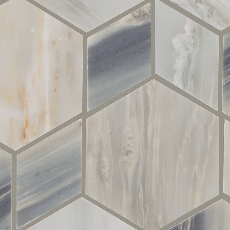 Daltile Gamma Natural Stone Hypnotic XL Wall and Floor Mosaic Tile (Set of 10)