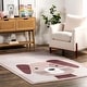 preview thumbnail 1 of 11, Nuloom Rizzo SpinClean Puppy Kids Machine Washable Area Rug 3' x 5' - Light Grey - Rectangle