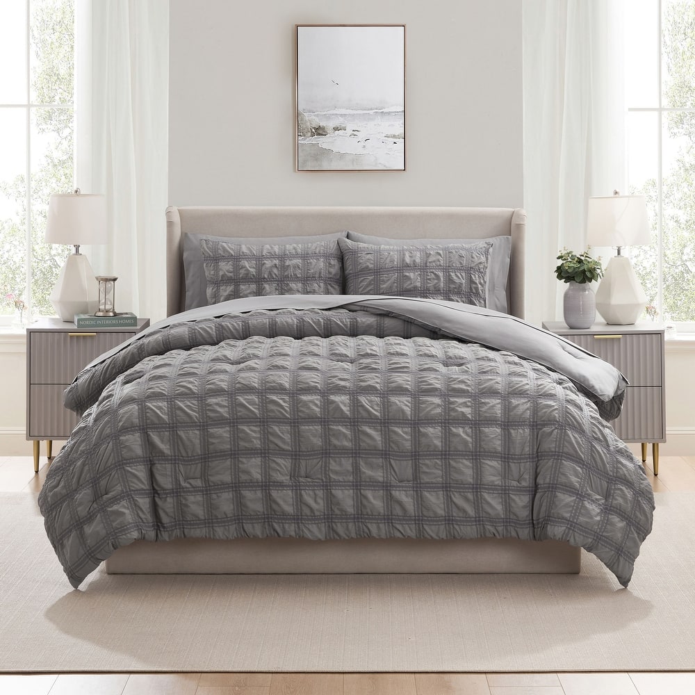 Empyrean Modern Comforter Seer Sucker
