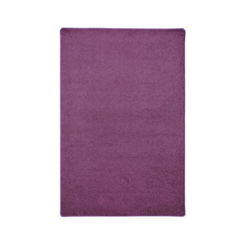 2'x6' area rug in Purple - durable soft decorative rug for home, living room & bedroom - 9'3" x 12'3"