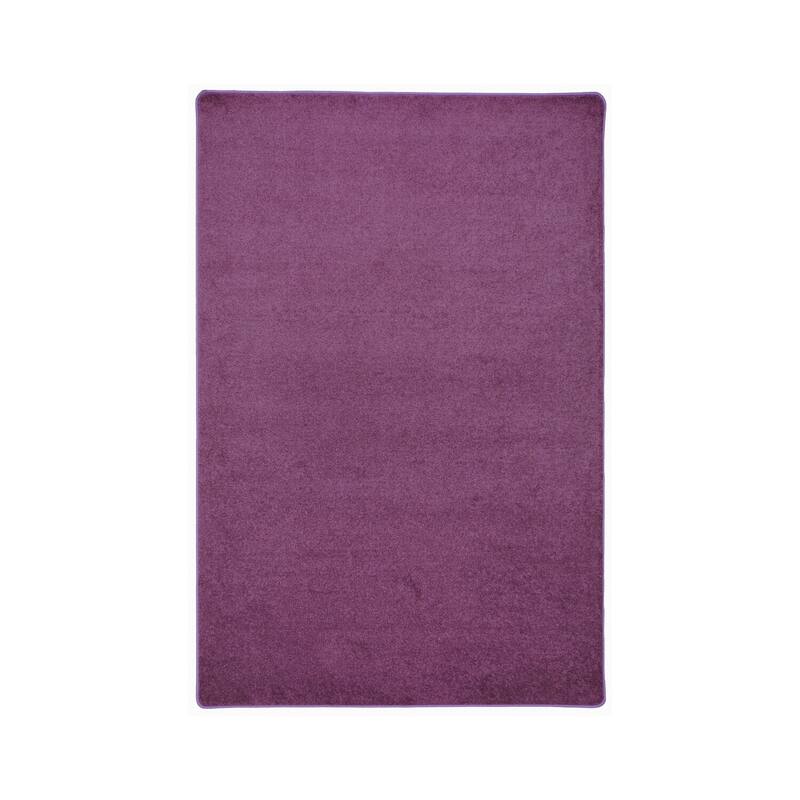 2'x7' area rug in Purple - durable soft decorative rug for home, living room & bedroom - 9'3" x 12'3"
