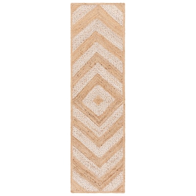 SAFAVIEH Flatweave Natural Jeikeline Fiber Farmhouse Jute Rug