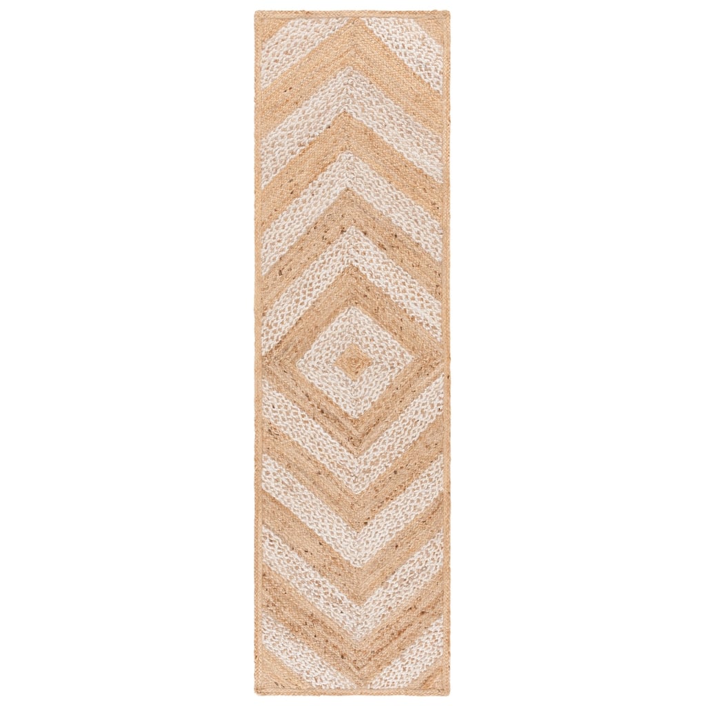 SAFAVIEH Flatweave Natural Jeikeline Fiber Farmhouse Jute Rug