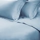 preview thumbnail 32 of 113, Egyptian Cotton 650 Thread Count Solid Duvet Cover Set by Miranda Haus Baby Blue - Full - Queen