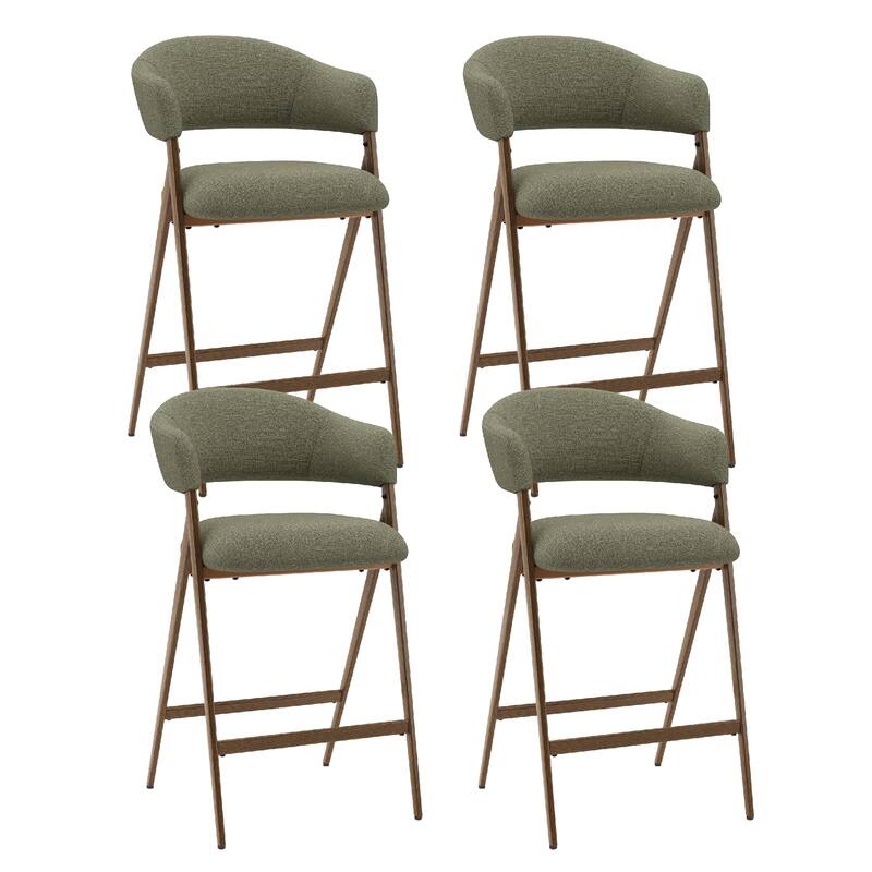 RENEWLINE Bar Stools Height Counter Stools with Backrest&Footrest