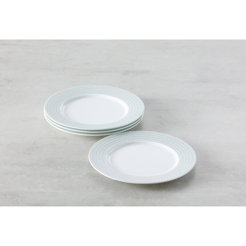 Fortessa Ornament Bone China, 9" Salad/Dessert Plate (Set of 4)