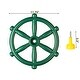 preview thumbnail 6 of 4, Green and Yellow Outdoor Playground Captain Pirate Ship Wheel, Plastic Playground Swing Set Accessories Steering Wheel