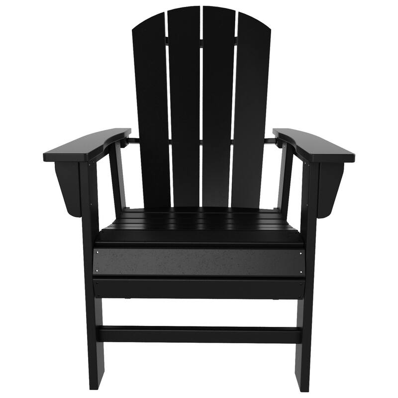 Polytrends Laguna Casual Upright Adirondack Chair (Set of 2)