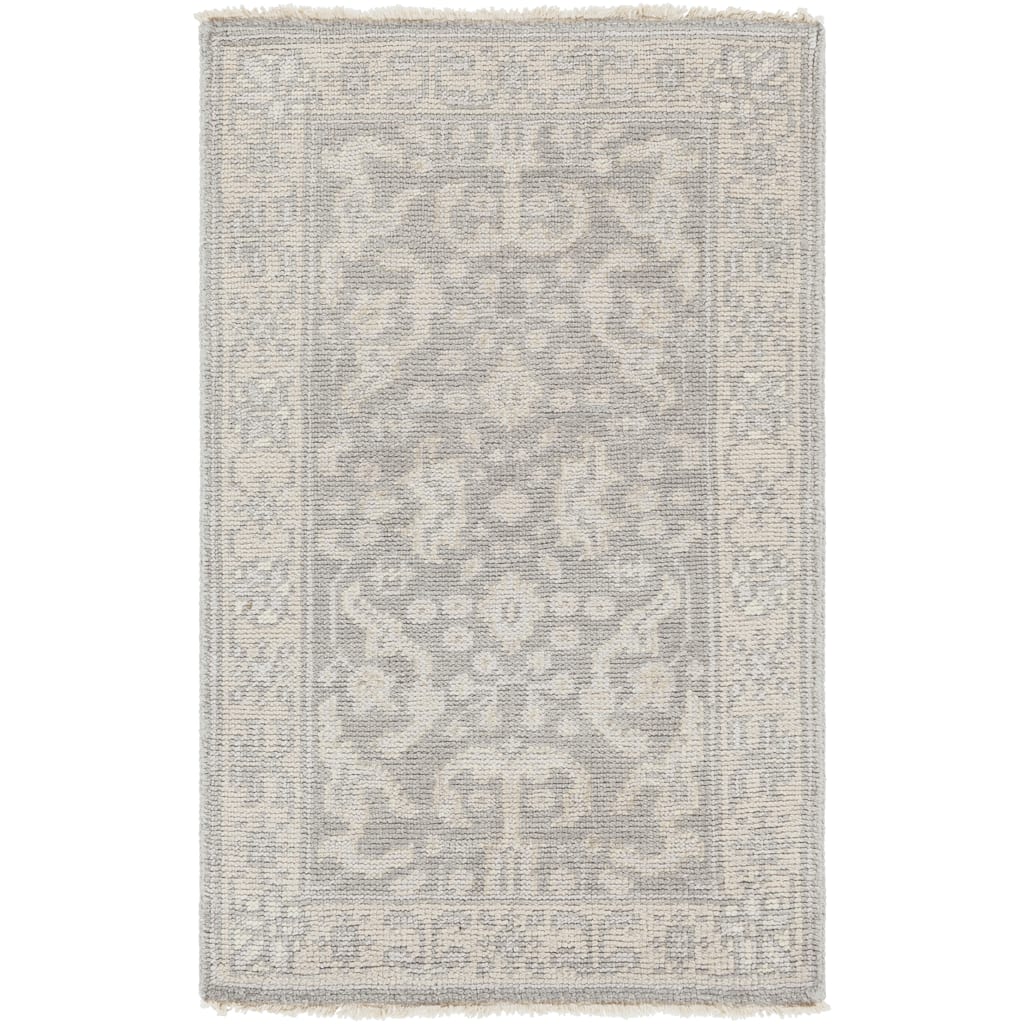 Hand-Knotted Whitford Floral Wool Area Rug - 2' x 3' - 2' x 3'