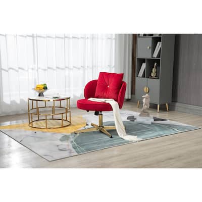 Classic Office Desk Chair, Vanity Chair, Modern Adjustable Home Computer Executive Chair Swivel Task Chair for Living Room