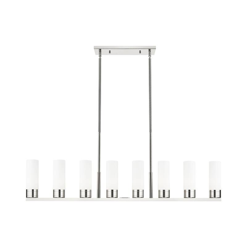 Innovations Lighting Downtown Urban - Boreas - 6 Light 48" Stem Hung Island Light with 8" Shades