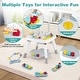 preview thumbnail 5 of 8, Gymax 6-in-1 Baby Activity Center w/Height Adjustable Board Detachable - Gray & White