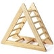 preview thumbnail 7 of 6, Wooden Step Training Triangle Climber Perfect Gift for Toddlers - 36.5" x 18" x 32" (L x W x H)