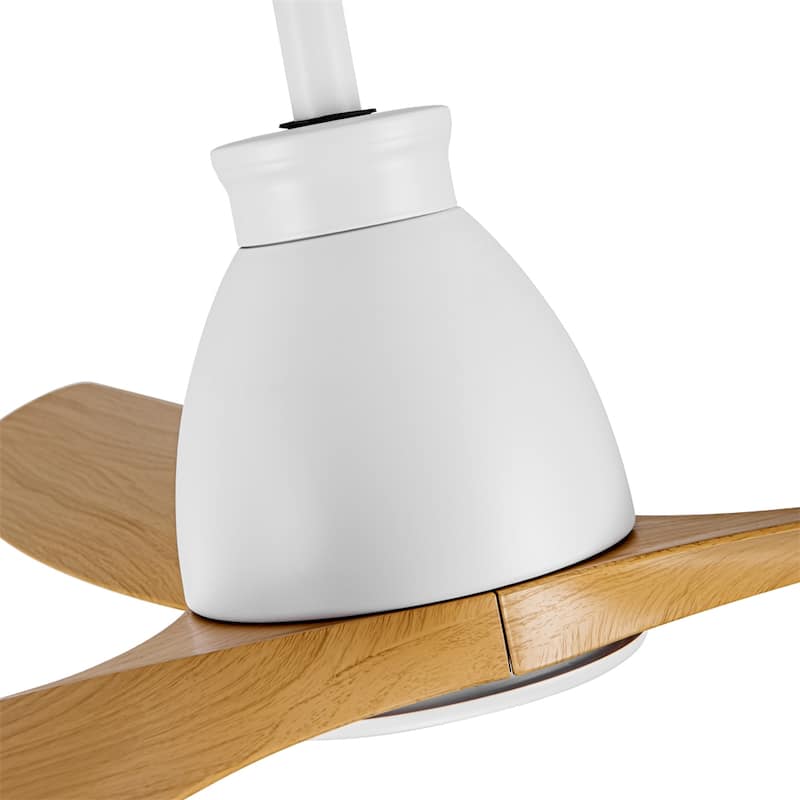 52" Indoor Ceiling Fan with Intergrated LED,Wood Grain Blade