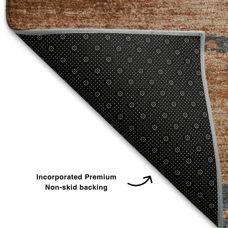 Premium Washable Super Soft Abstract Glam Mayfield Rug