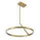 preview thumbnail 7 of 31, Contemporary Dimmable LED 23.6in Wheel Circular Pendant Light