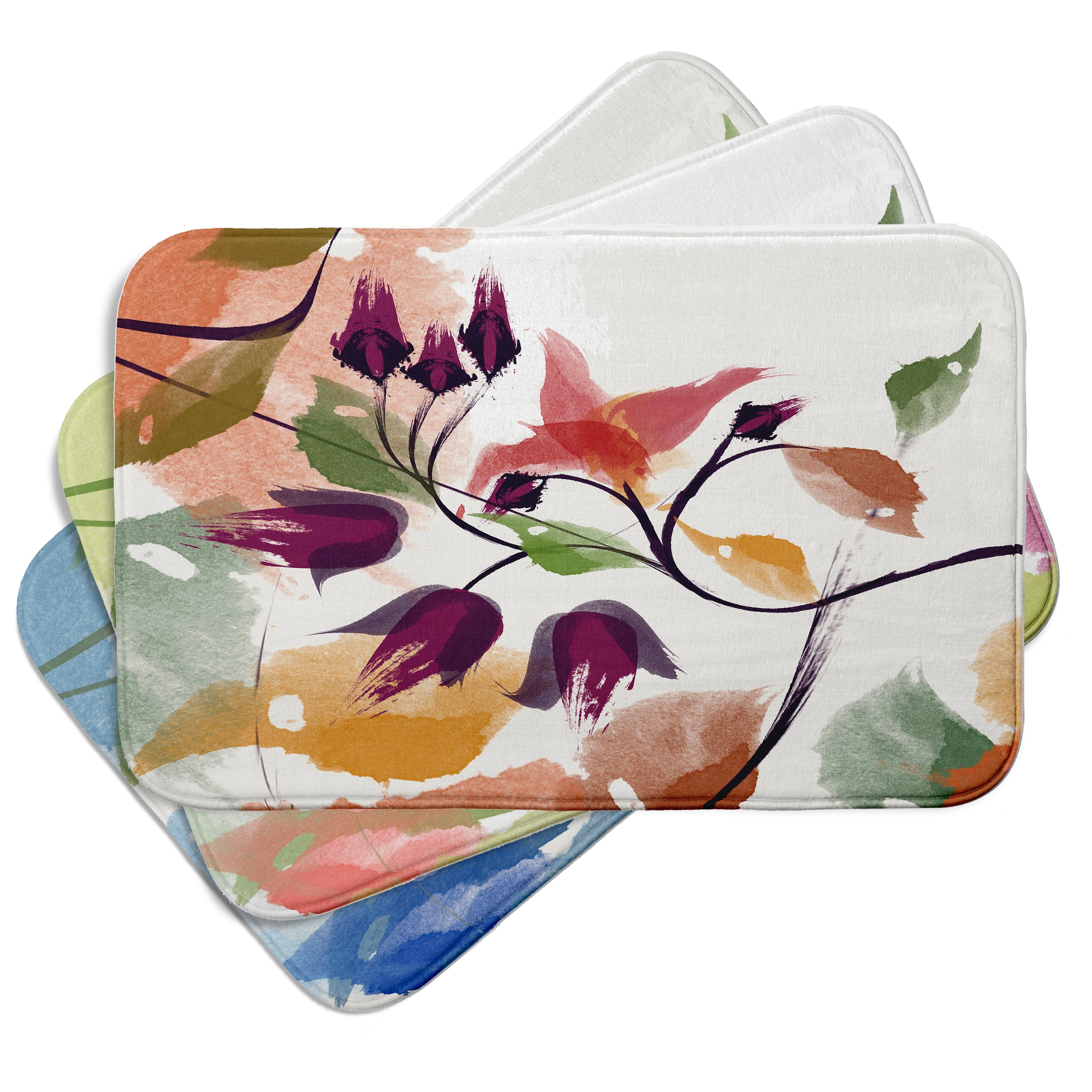 Windy Bloom Bath Mat