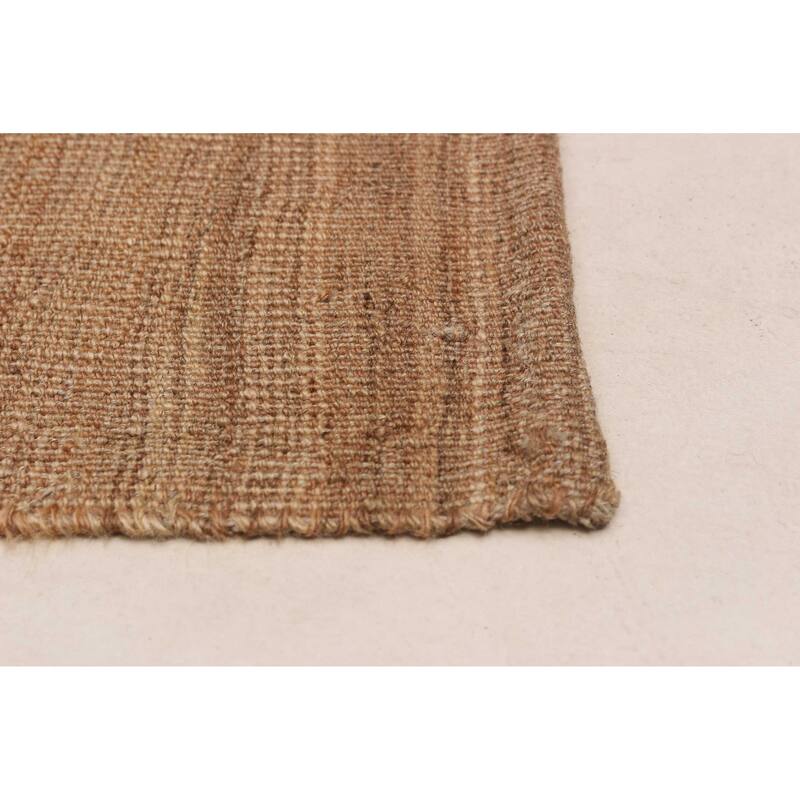 ECARPETGALLERY Flat-Weave Ankara FW Brown Wool Kilim - 8'2 x 10'8
