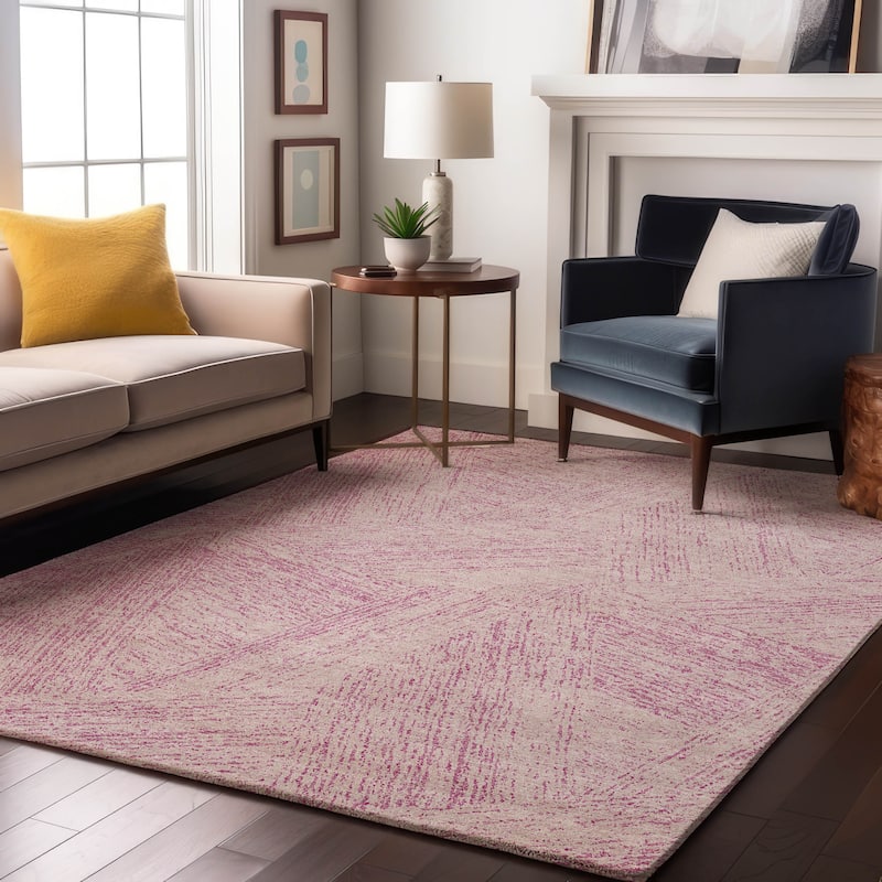 Premium Washable Super Soft Contemporary Diri Mayfield Rug - Pink - 2'6" x 3'10"