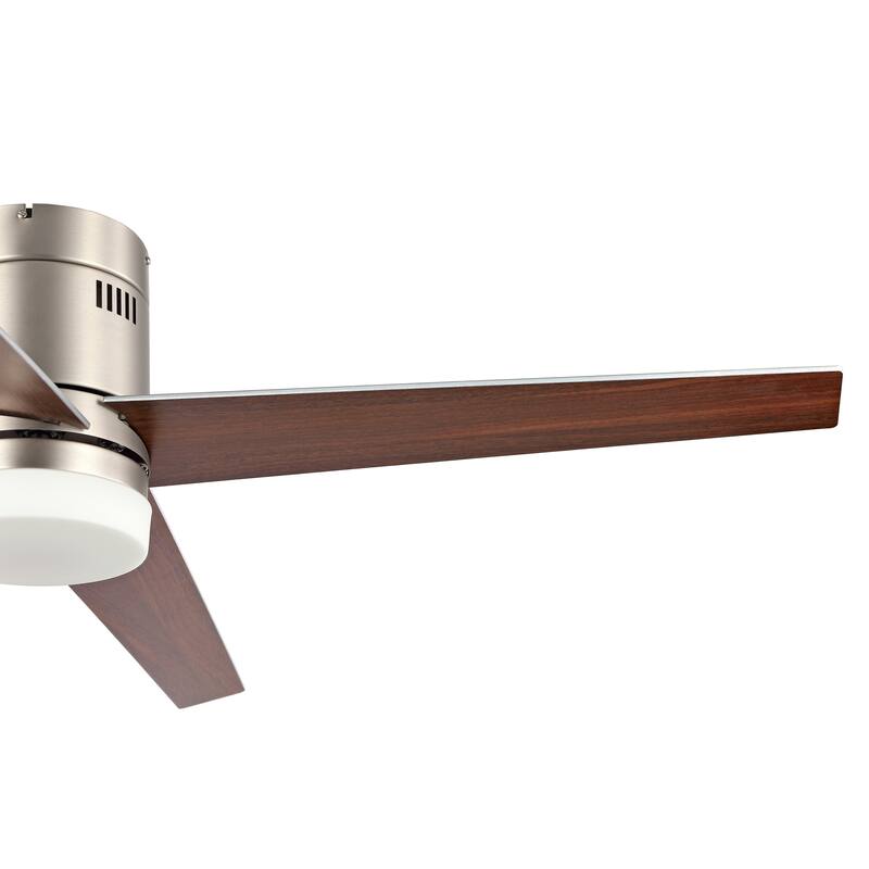 WINGBO 52 inch Indoor Hugger Ceiling Fan with LED Light & Remote...