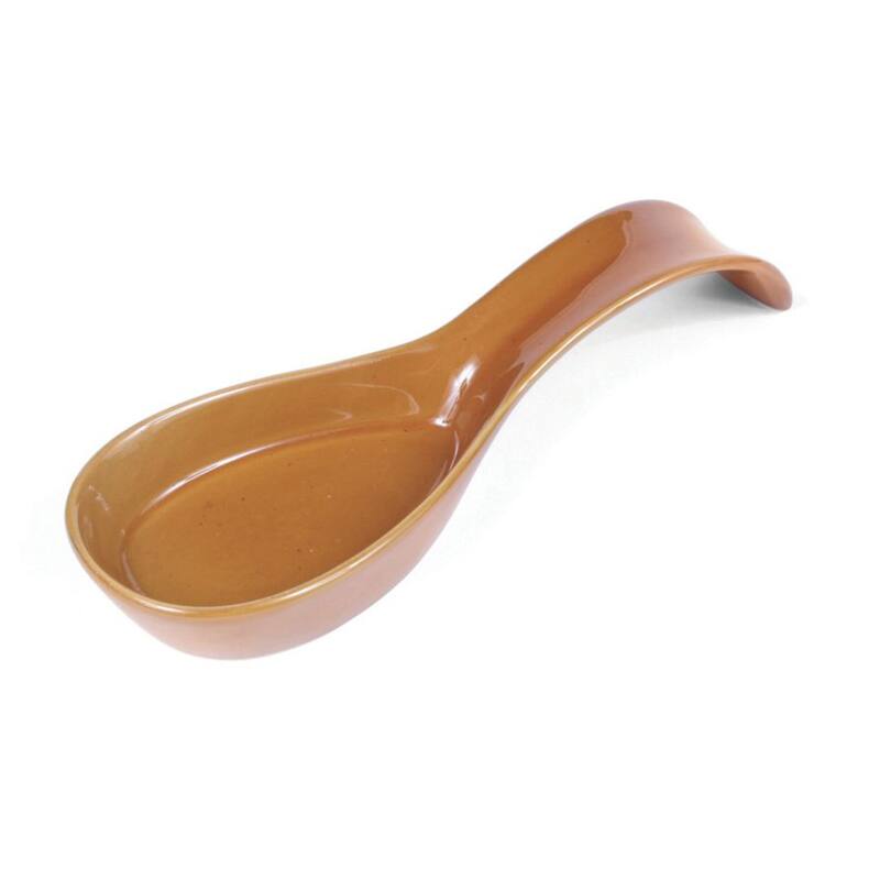 Omniware Simsbury Spoon Rest - 8.25” L x 3” W x 1” H - Honey