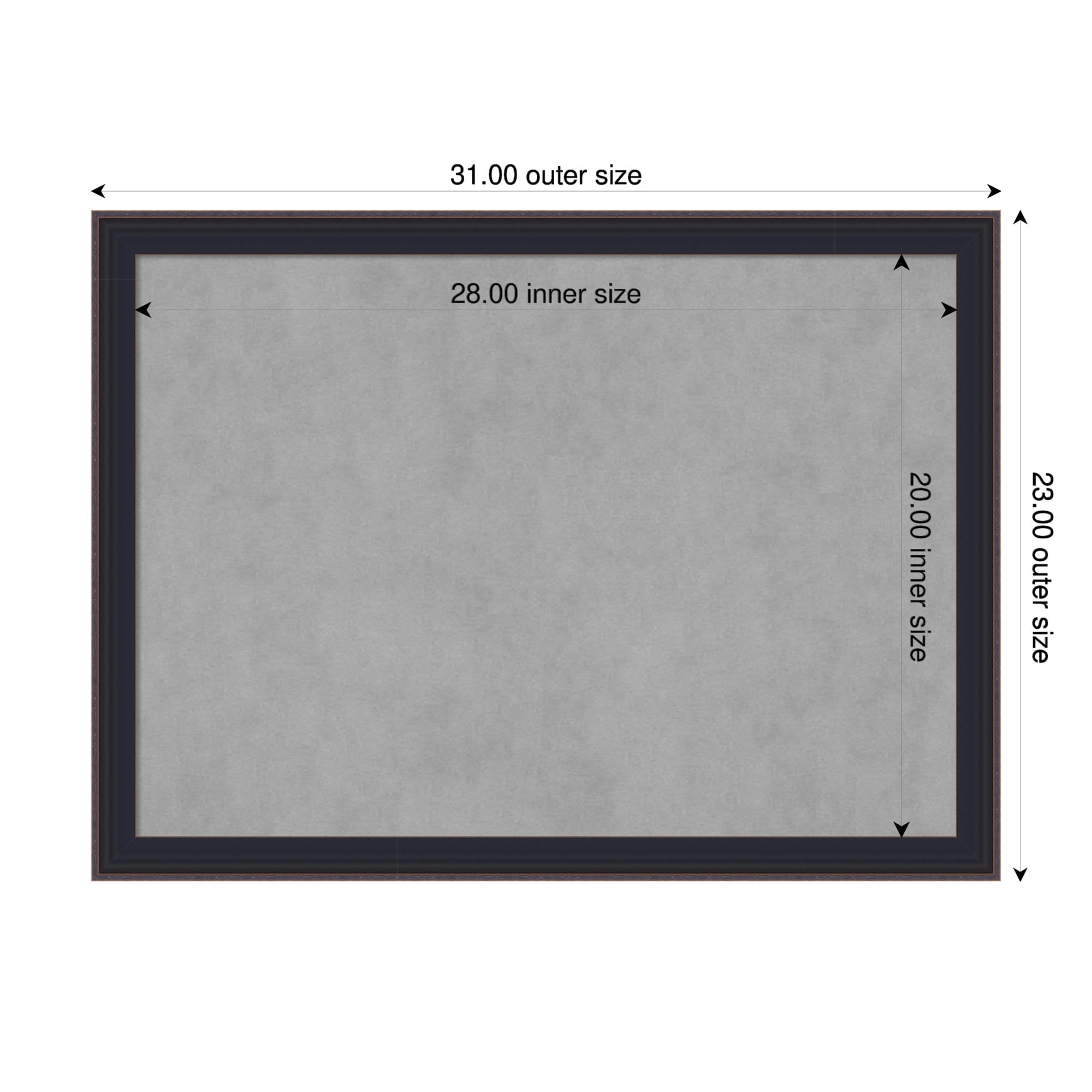 Amanti Art Havana Black Bronze Framed